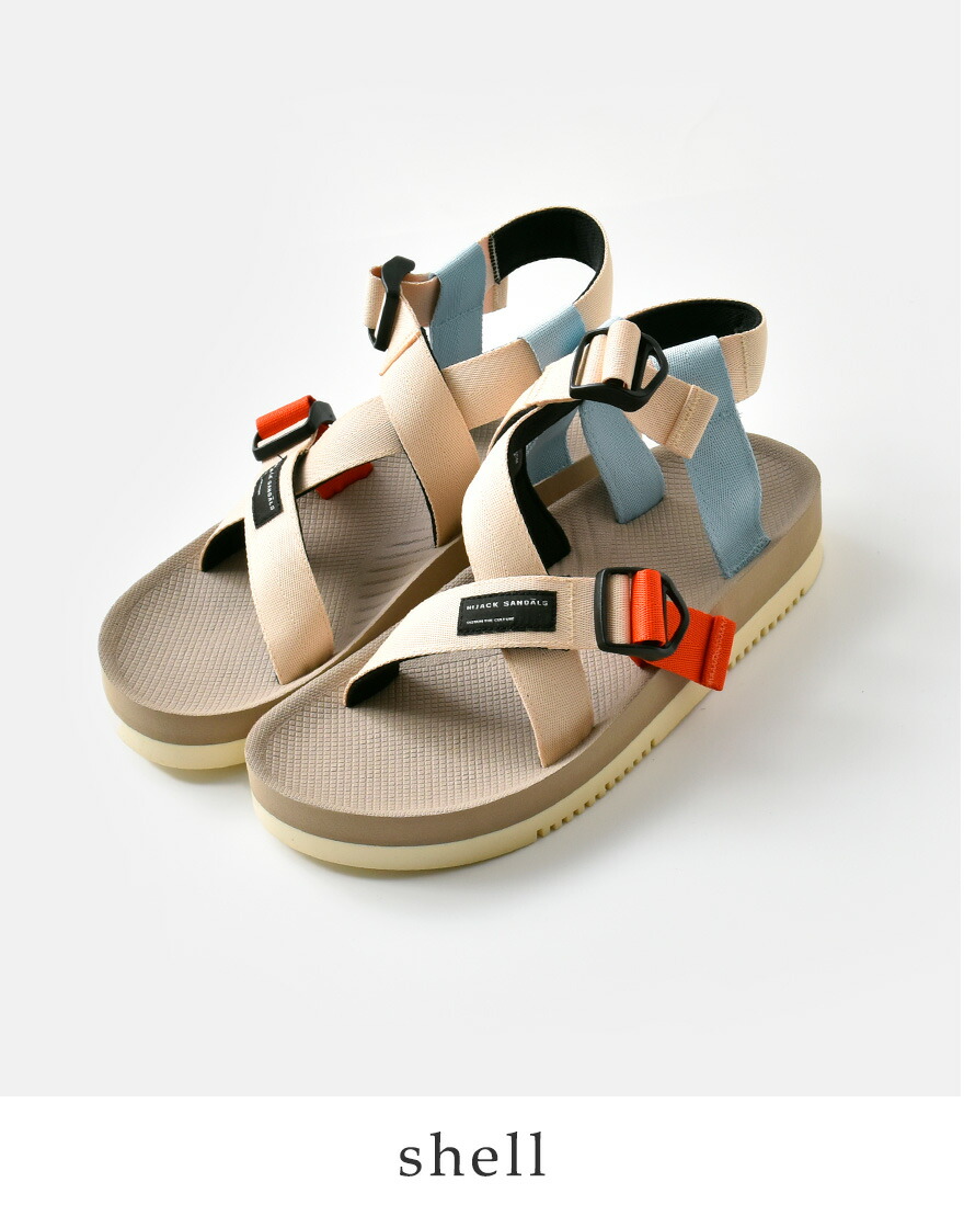 HIJACK SANDALS 【30%OFF】ハイジャックサンダル クロス ベルト
