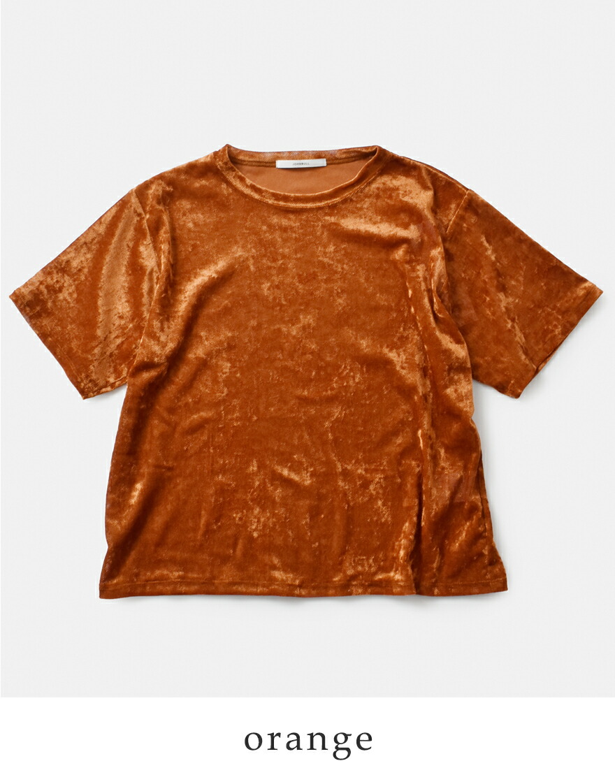 ジョンブル Johnbull  ベロア チュール ハーフスリーブ Tシャツ jl253c01  レディース 2025aw新作 Johnbull ジョンブル ベロア チュール ハーフスリーブ Tシャツ