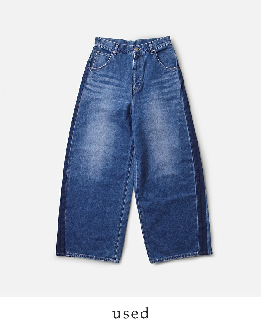 新品未使用 ユニセックスJohnbull ラインデニムイージーパンツ Johnbull（ジョンブル） セール【40%OFF】Johnbull ライン デニム