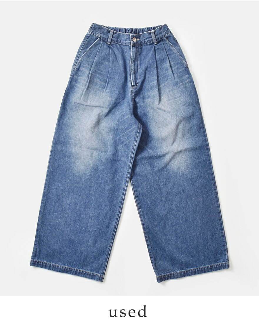Johnbull（ジョンブル） デニム ツータック イージー パンツ jl254p15