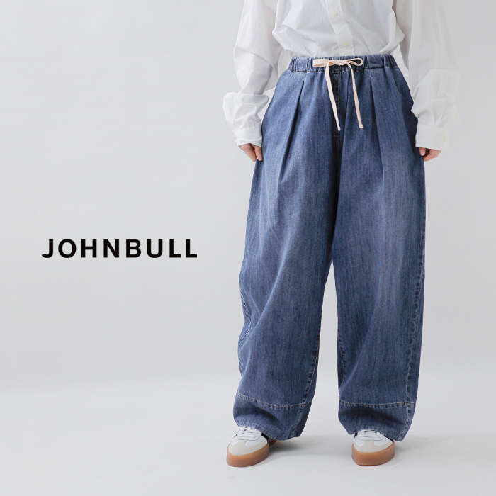 Johnbull（ジョンブル） コットン ライトデニム イージーパンツ