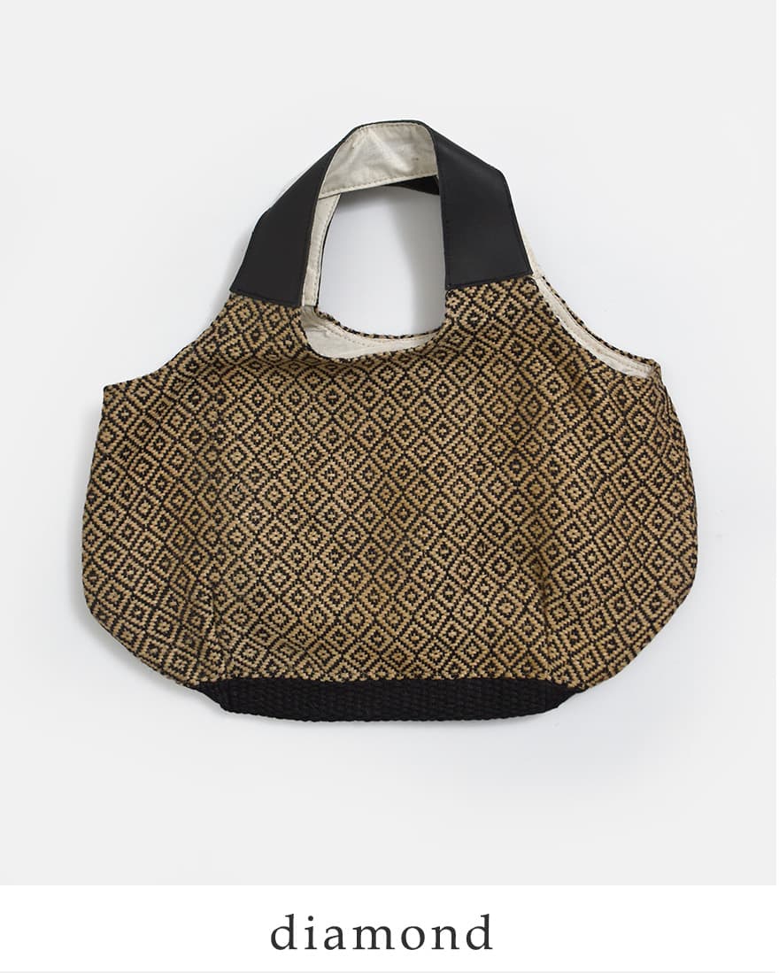 CACHELLIE（カシェリエ） ジュートレザー バルーン トートバッグ JUTE
