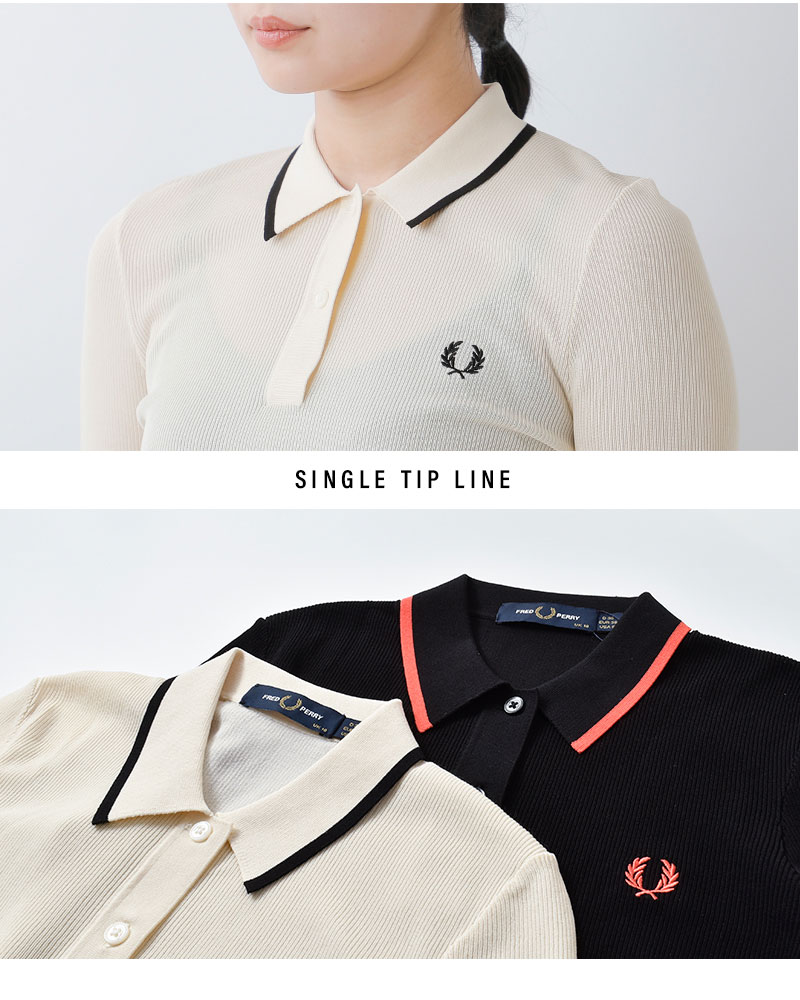FRED PERRY（フレッドペリー） フレッド ペリー リブ ニット