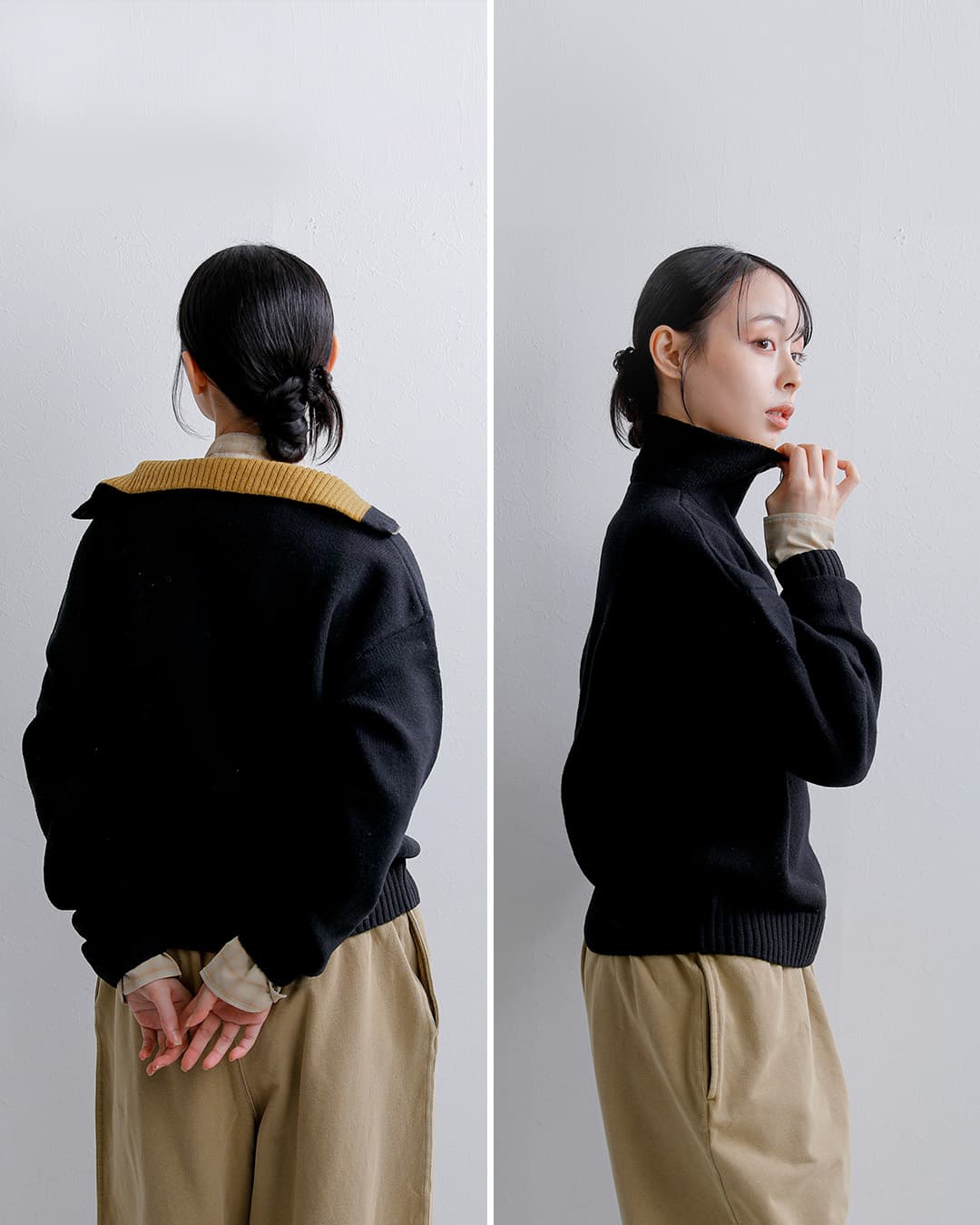 FRED PERRY（フレッドペリー） フレッド ペリー ウール バイカラー