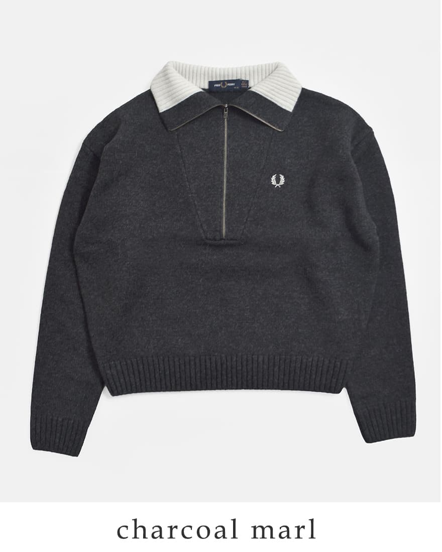 FRED PERRY（フレッドペリー） フレッド ペリー ウール バイカラー
