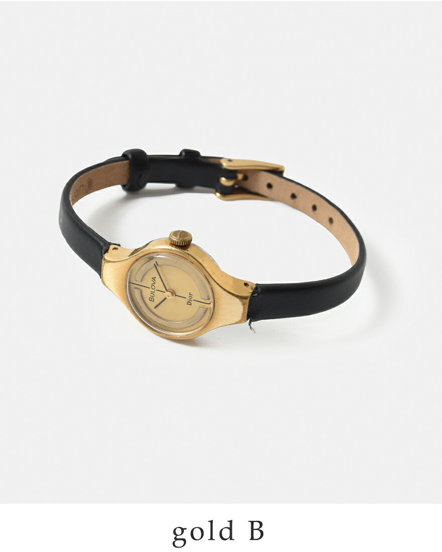 BULOVA ブローバ ×ディオール Dior カウレザー ベルト