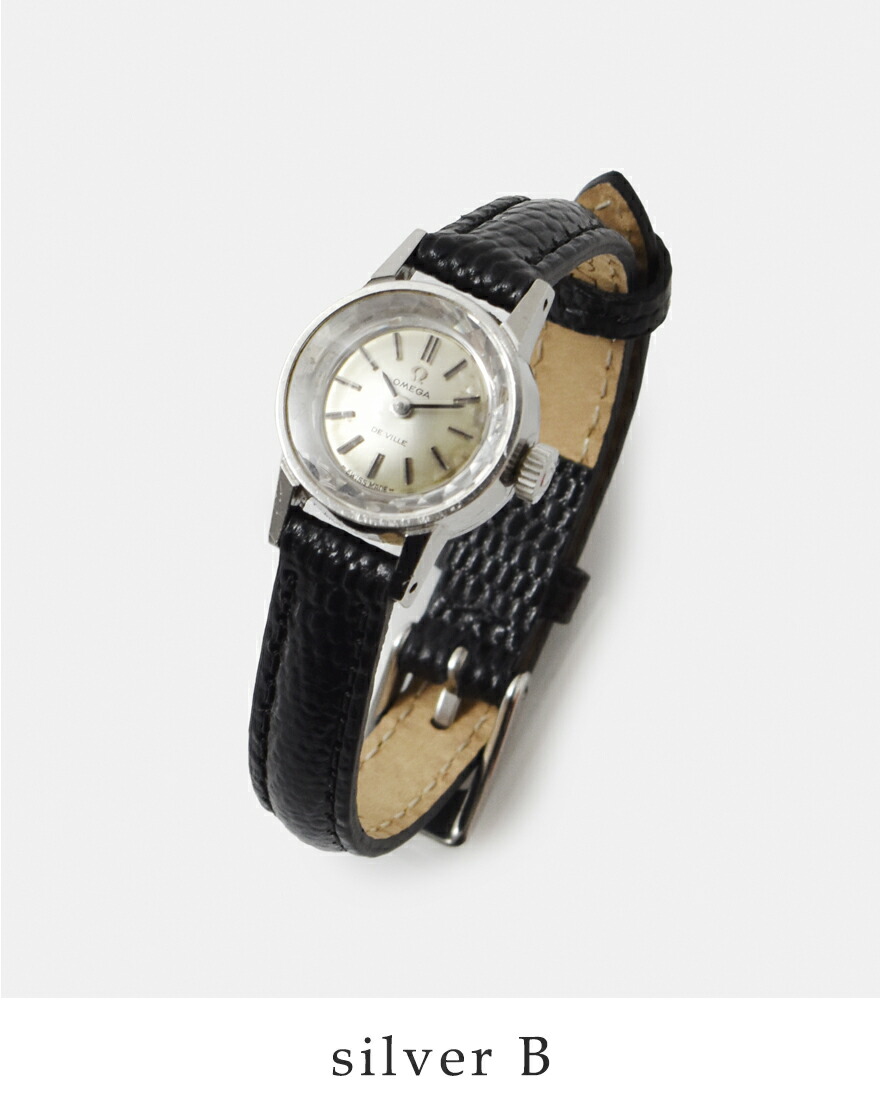 OMEGA レディース 時計 レザーベルト 楽天市場】オメガ レディース 革ベルト（レディース腕時計