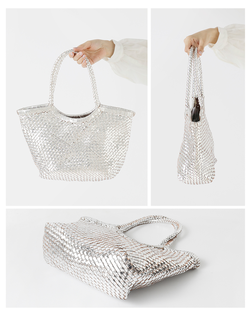 The Bagmati バグマティ ゴートレザー メタリック トート バッグ ku 