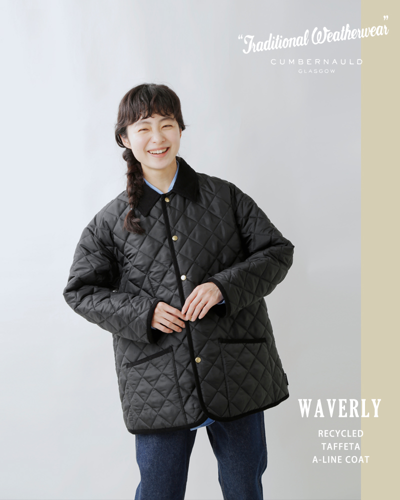 Traditional Weatherwear リサイクル タフタ キルティング Aライン コート WAVERLY TW BF  l222apqco0317aa サイズ・カラー交換初回無料 :l222apqco0317aa:aranciato ヤフー店 - 通販 -  Yahoo!ショッピング