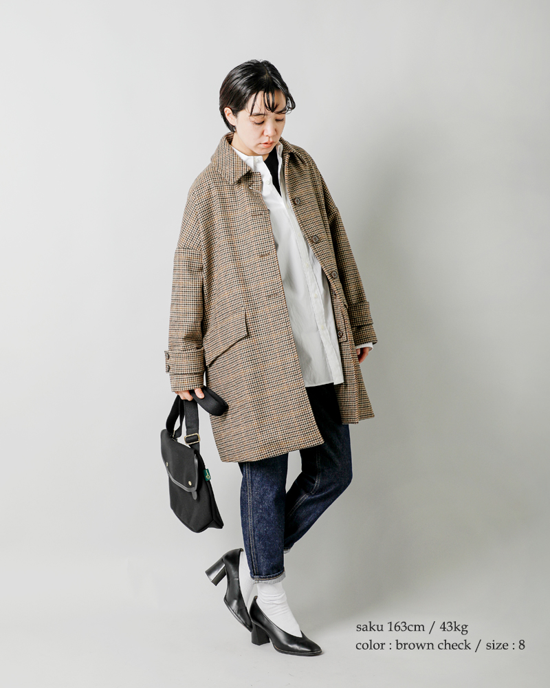 マッキントッシュ MACKINTOSH ハンビー ウールチェック コート