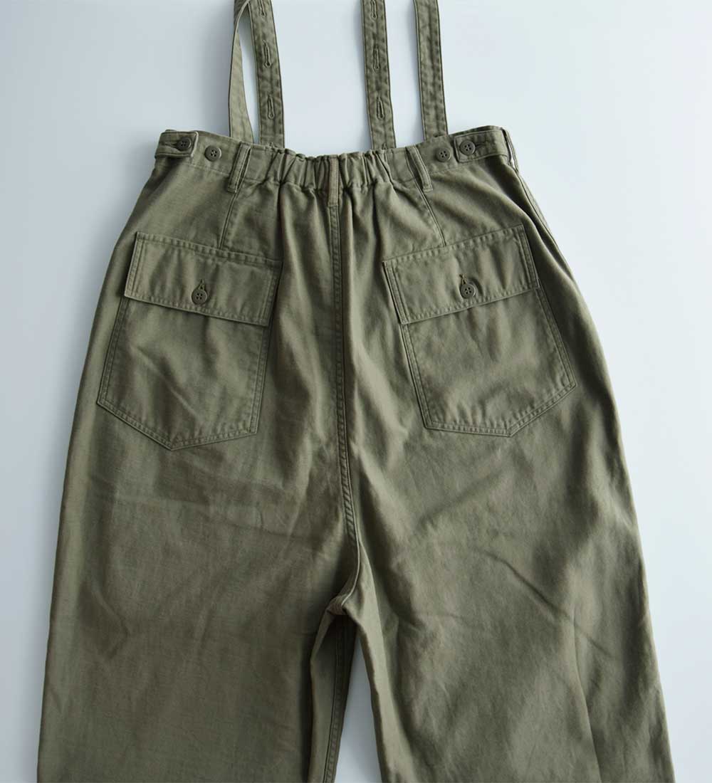 LENO リノ コットン ベイカー サロペット BAKER SALOPETTE FADE