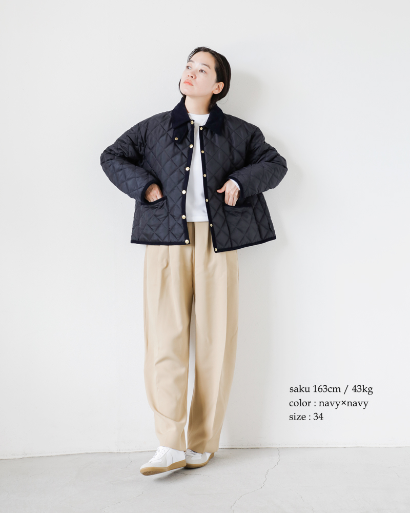 Traditional Weatherwear トラディショナルウェザーウェア キルティング Aライン ジャケット WAVERLY TWW  A-LINE l242apqco0376aa 2024aw新作