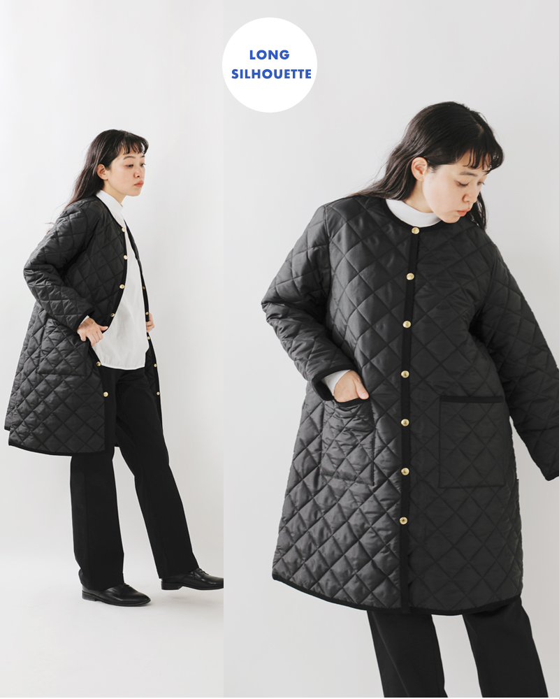 Traditional Weatherwear キルティング　ロングコート 英国traditional weatherwear キルティングコート34ロング