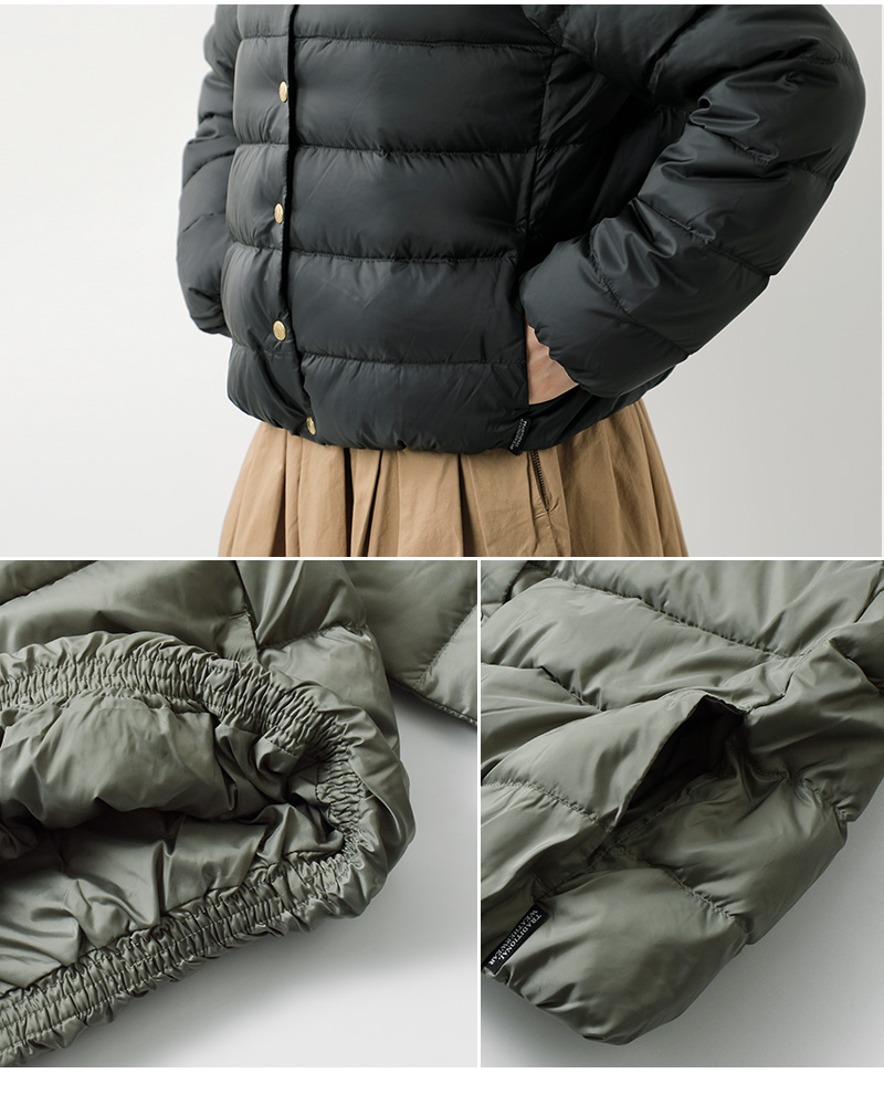 Traditional Weatherwear(トラディショナルウェザーウェア)アークリーパッカブル撥水ノーカラーダウンジャケット“ARKLEYDOWNPA”l252cidco0496oz
