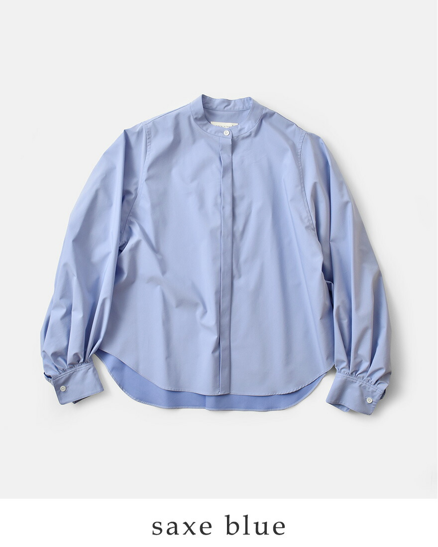 MACKINTOSH/マッキントッシュ シャツ　ブルーC Mackintosh（マッキントッシュ） コットンツイル スタンドカラー