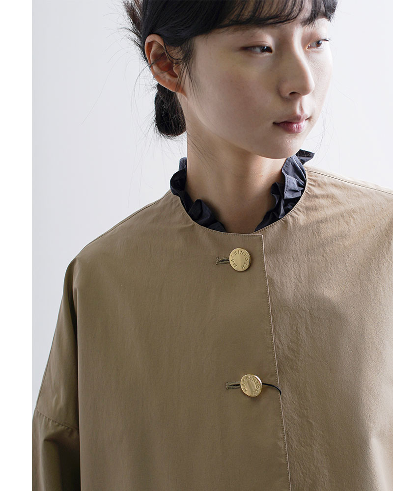 ❤️MACKINTOSH グレー スーツセット　カシミヤ 50% 美品　AB5 Mackintosh（マッキントッシュ） ハンビー ノーカラーコート HUMBIE NO
