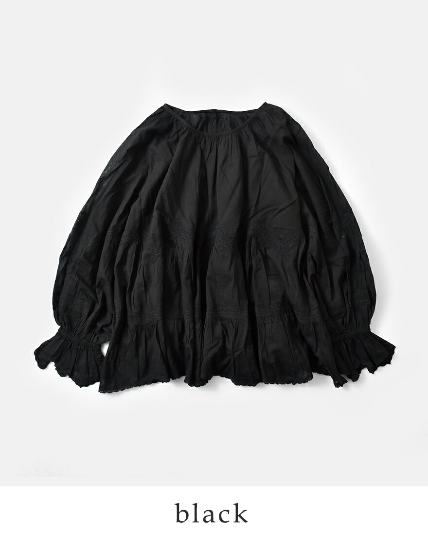 【30%OFF】オードリーアンドジョンワッド audrey and john wad コットンボイル 2way レース スイッチング ロング ブラウス l4101 レディース Audrey and John Wad 【30%OFF】オードリーアンドジョンワッド