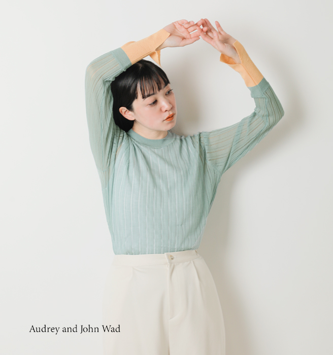 最新作 Audrey and 【40%OFF】オードリーアンドジョンワッド Wad John トップス