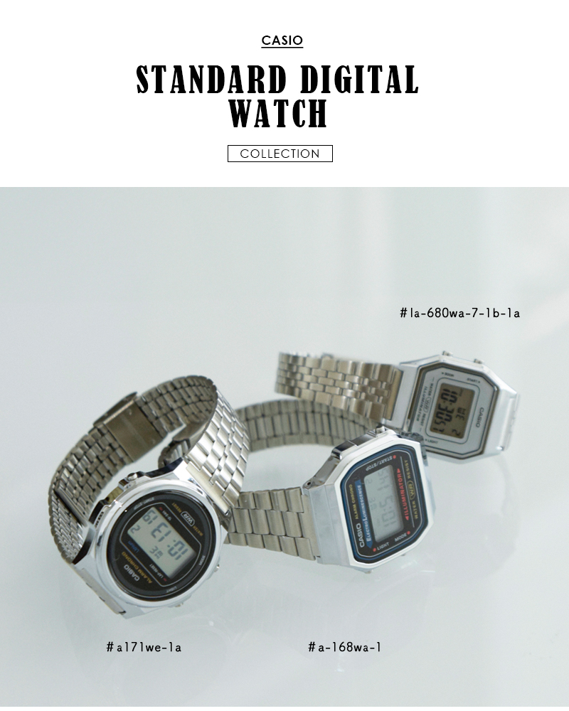 CASIO カシオ スタンダード デジタル 腕時計 la-680wa-7-1b-1a