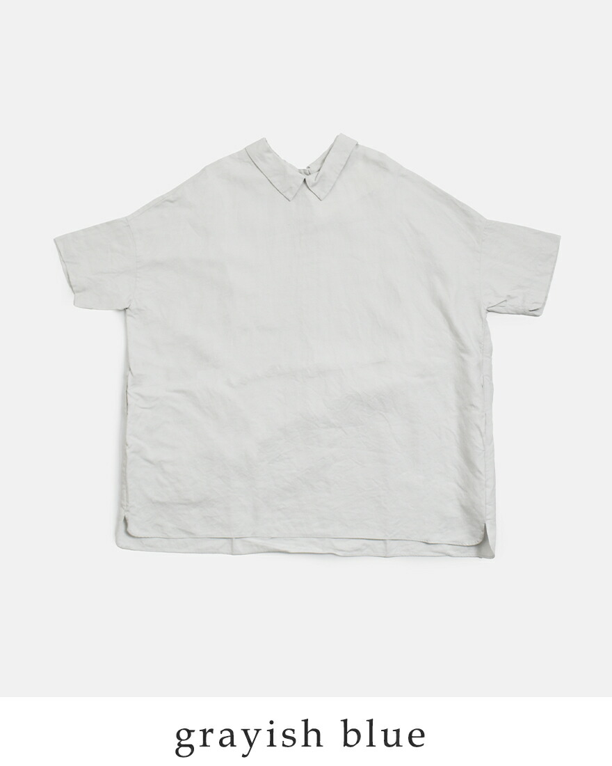 ラボレイトリー Laboratory ラミーリネン ワイド シャツ チュニック ブラウス ORDINARY WIDE SHIRT TUNIC BLOUSE la465 レディース 春夏 2026ss新作の画像