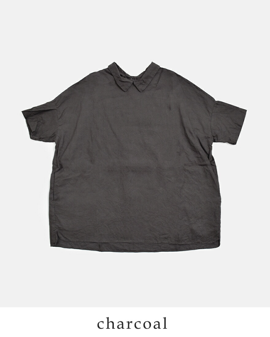 ラボレイトリー Laboratory ラミーリネン ワイド シャツ チュニック ブラウス ORDINARY WIDE SHIRT TUNIC BLOUSE la465 レディース 春夏 2026ss新作の画像