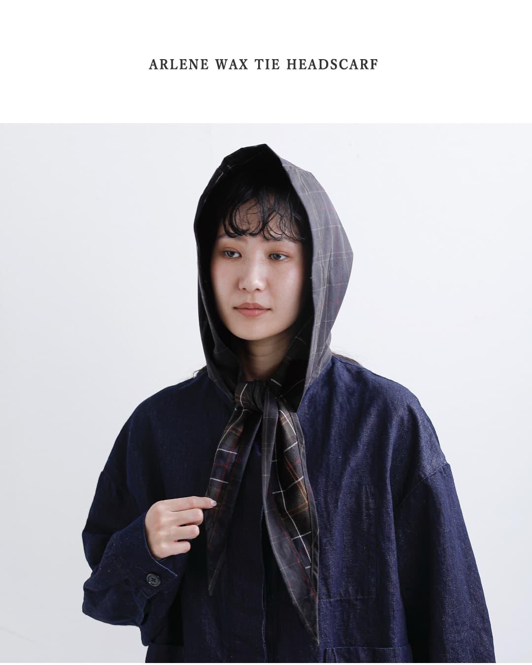 Barbour（バブアー） アーリーン ワックス タイ ヘッド スカーフ