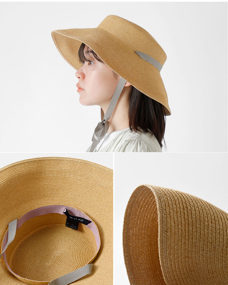 chisaki 【70%OFF】chisaki チサキ ペーパー リボン ハット LALA