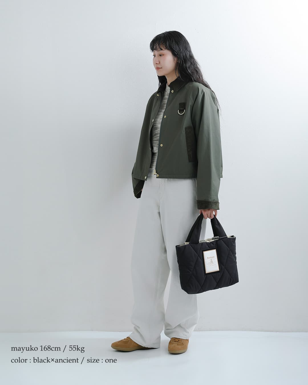 Barbour（バブアー） マライア ミニ キルティング トート バッグ