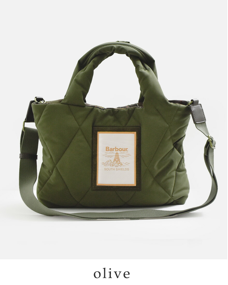 Barbour（バブアー） マライア ミニ キルティング トート バッグ 