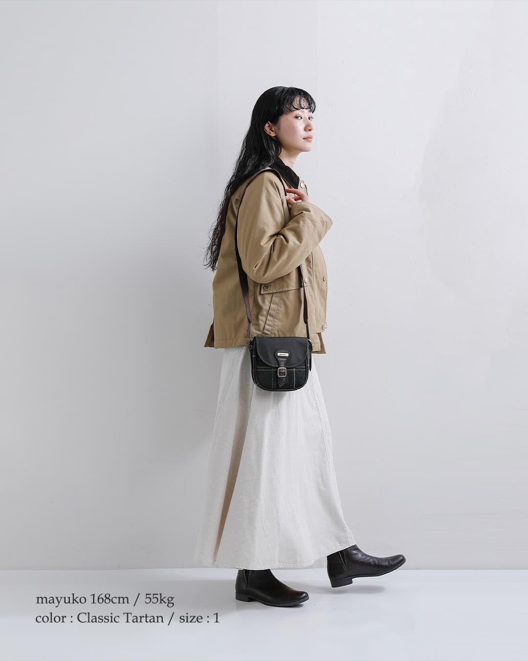 【新品未使用】Barbourバブアー クロスボディバッグ Barbour（バブアー） ホイットリー タータン ミニ クロスボディー