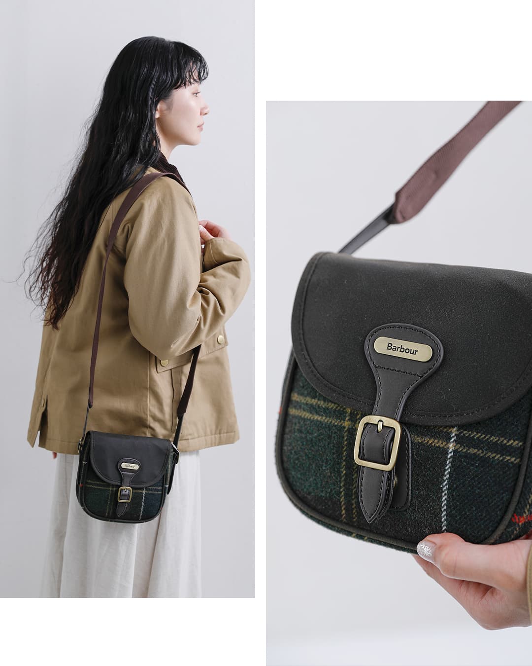 Barbour（バブアー） ホイットリー タータン ミニ クロスボディー