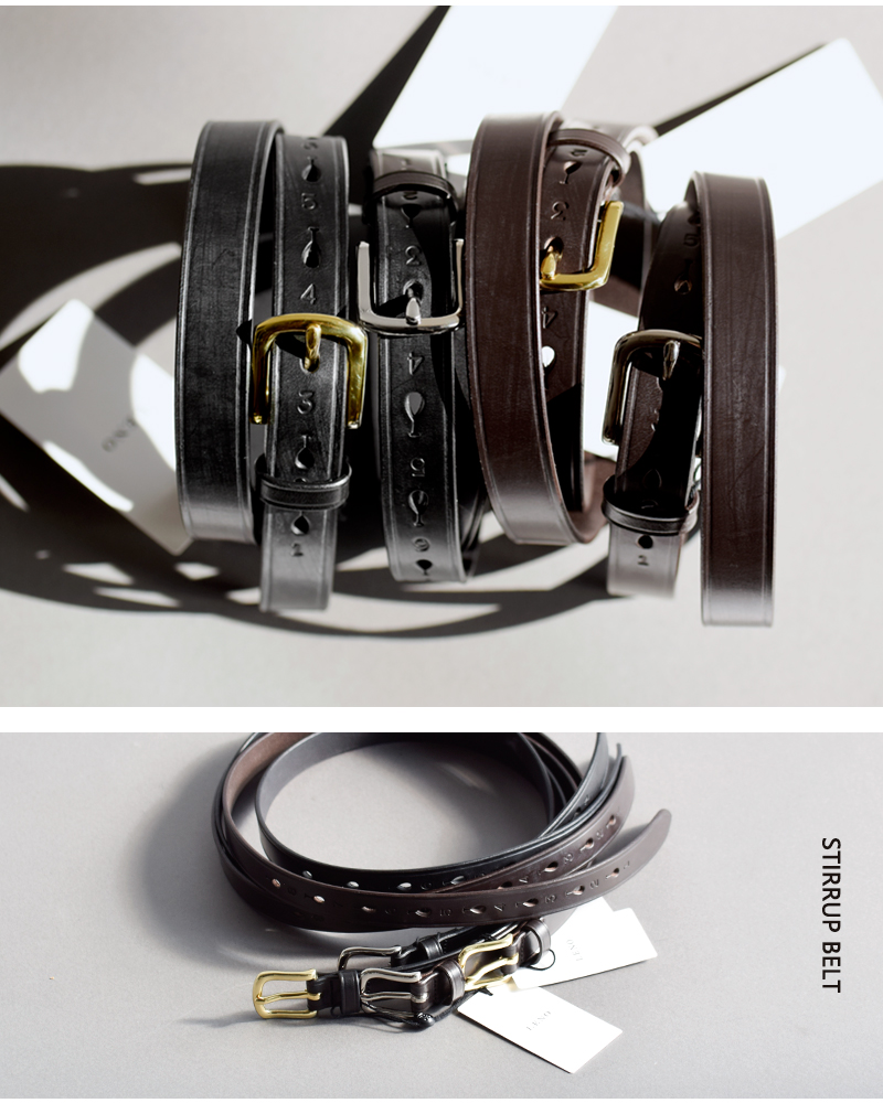 LENO(リノ)aranciato別注レザースティラップベルト“STIRRUPBELT”leno-ac001-same1