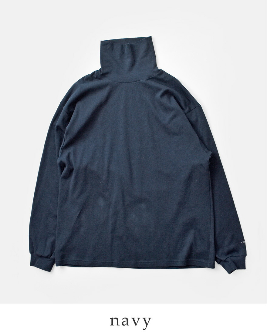 LENO リノ コットン モック タートルネック プルオーバー MOCK TURTLE