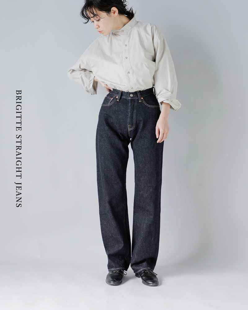 LENO セール【40%OFF】LENO リノ ストレートジーンズ BRIGITTE leno