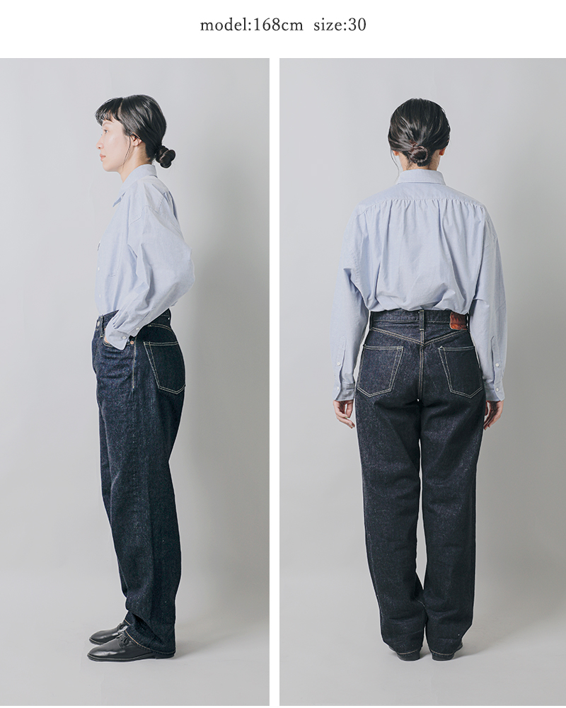 LENO リノ ルーズ テーパード デニム パンツ LOOSE TAPERED JEANS leno 