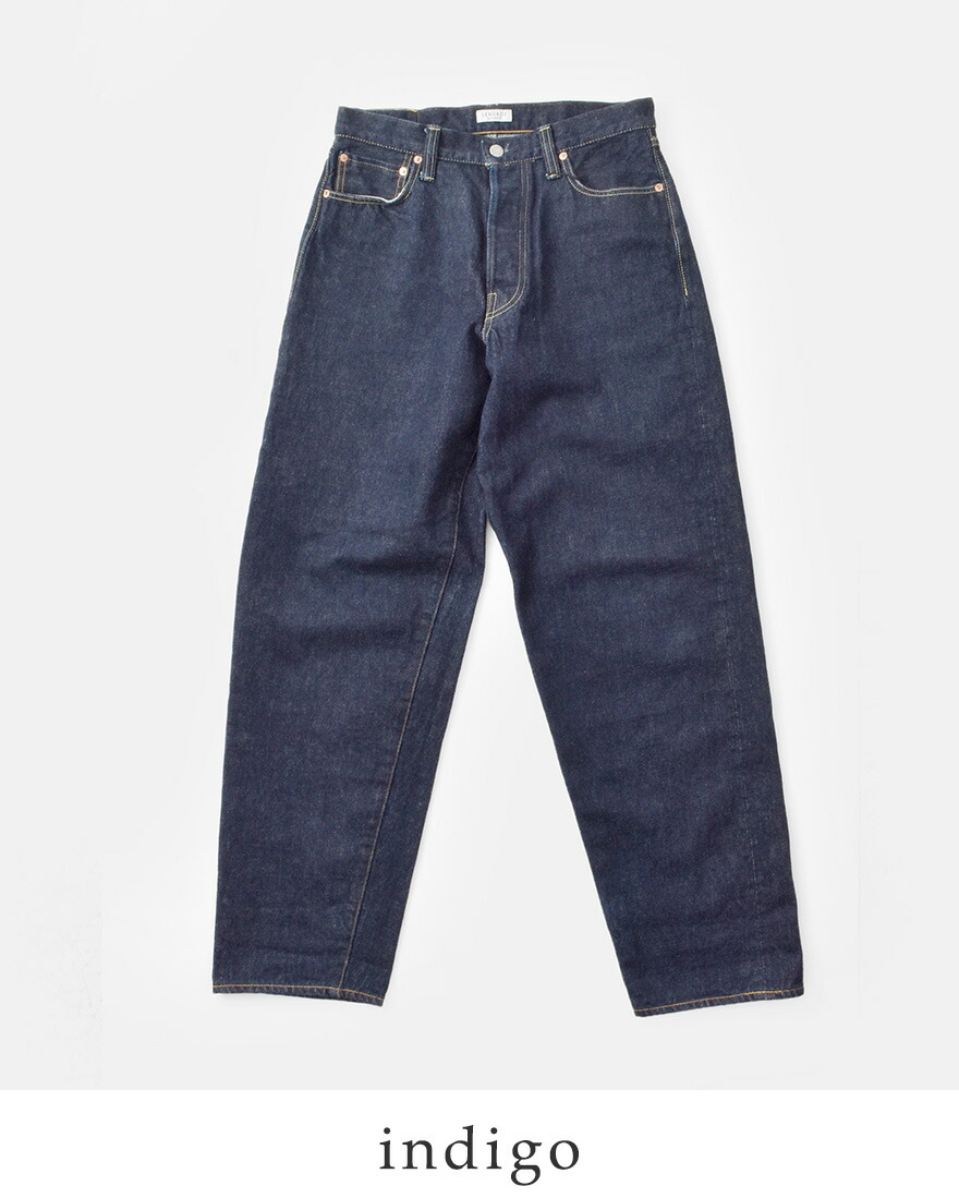 LENO リノ ルーズ テーパード デニム パンツ LOOSE TAPERED JEANS leno