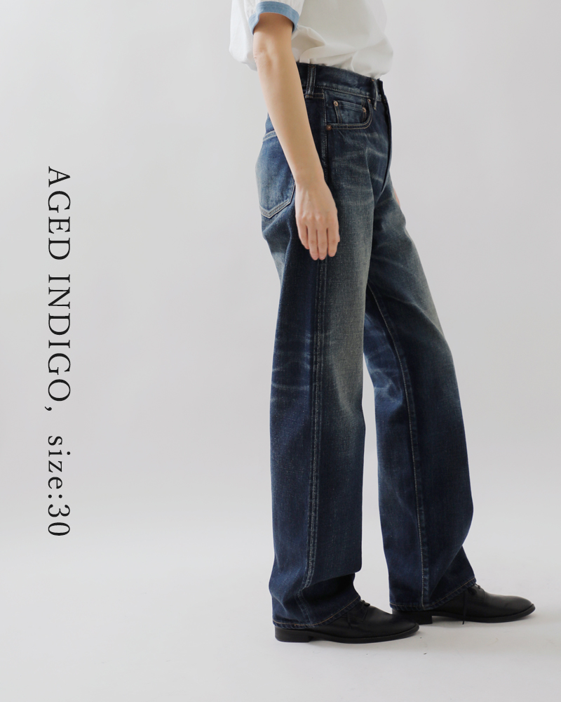 leno&co. デニムパンツ リノアンドコー LENO OFFICIAL WEBSITE / LUCY HIGH WAIST TAPERED JEANS