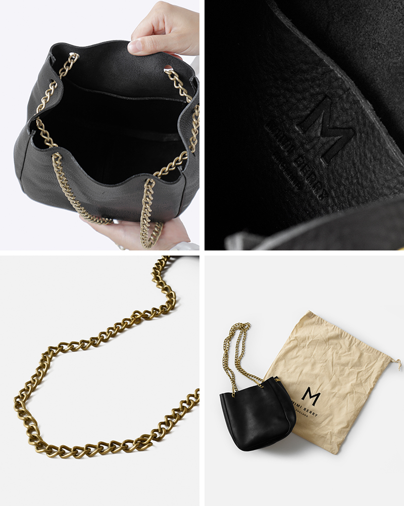 Mimi ミミ ソフト グレイニー ベジタブル タンニンレザー