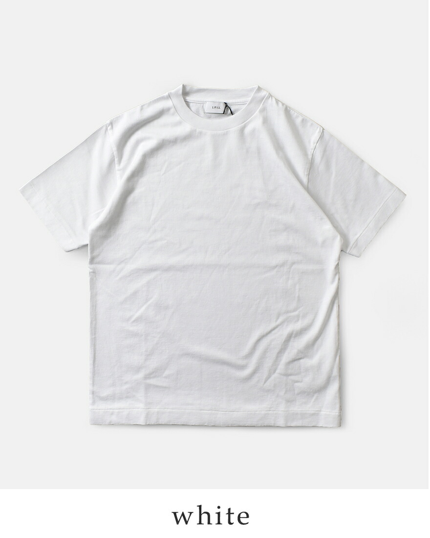 LIFiLL リフィル コットニー 天竺 Tシャツ COTTONY TEE lf001-013こ1 2025aw新作 | ブランド登録なし | 01