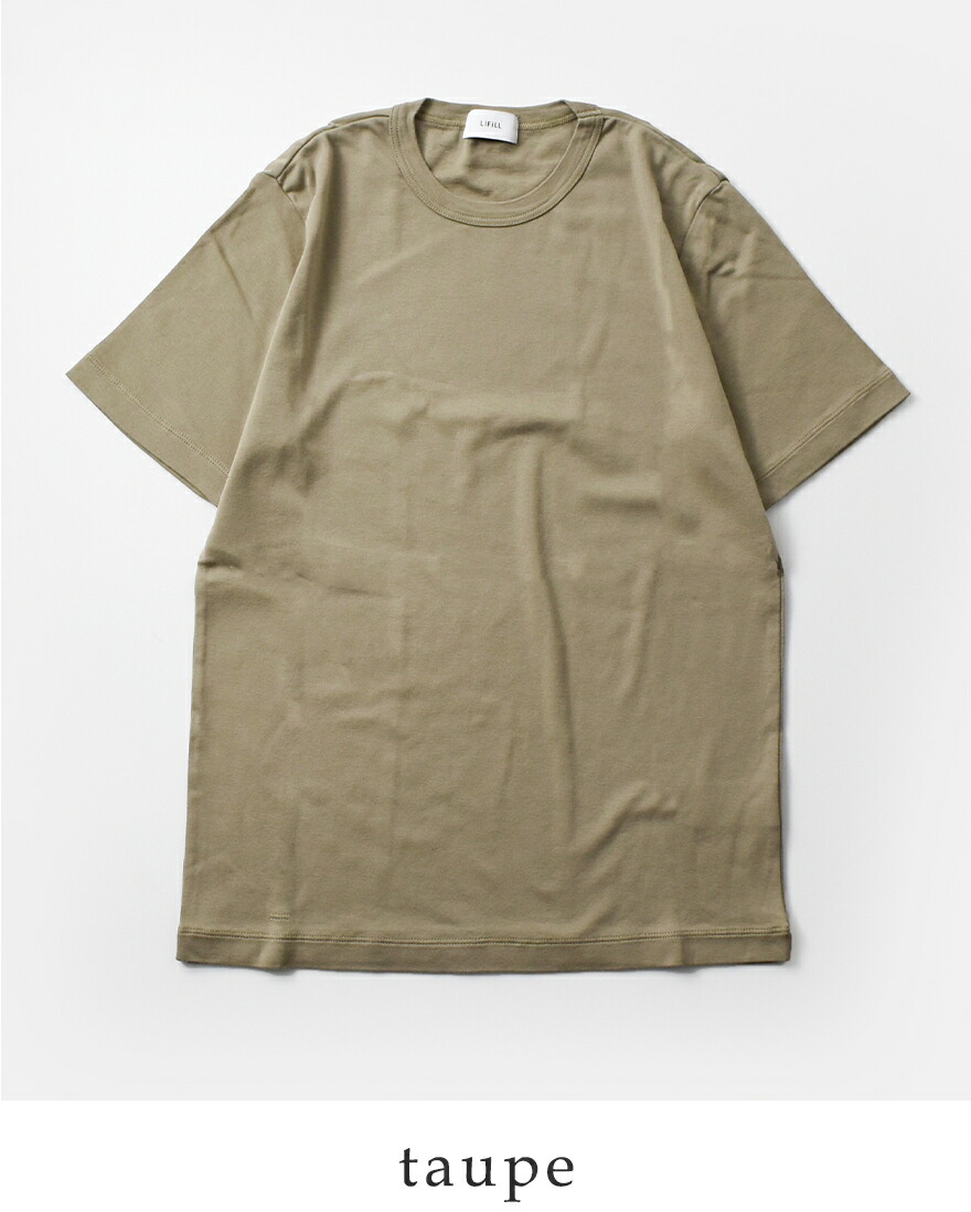 極美品 45R コットンリネンカノコT-SHIRT 3 LIFiLL リフィル コットン ソフト ストレッチ Tシャツ COTTONY