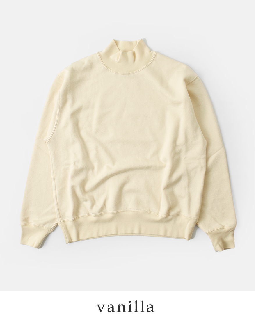 リフィル LIFiLL コットニー 裏毛 モックネック スウェット プル