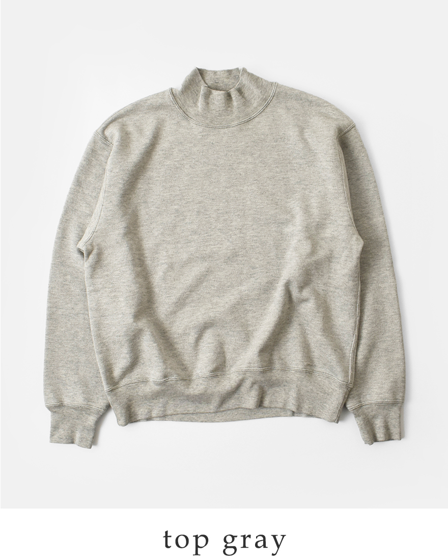 リフィル LIFiLL コットニー 裏毛 モックネック スウェット プル