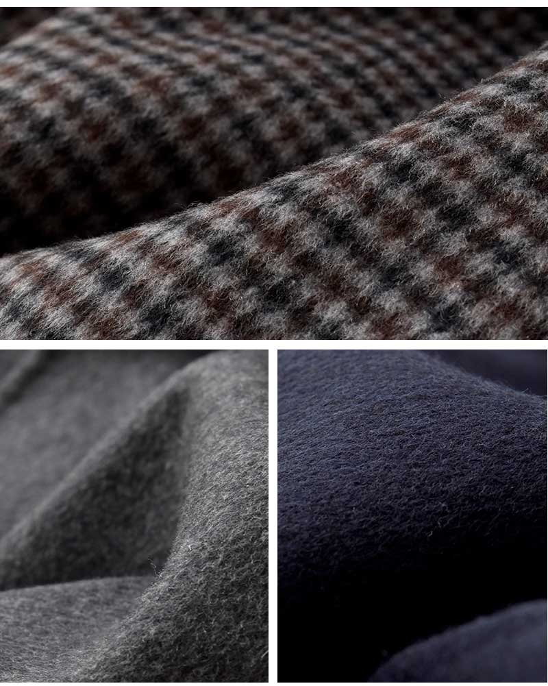 Le Glazik(ルグラジック)ラムウールダブルブレステッドコートlg-a0451lww-25aw