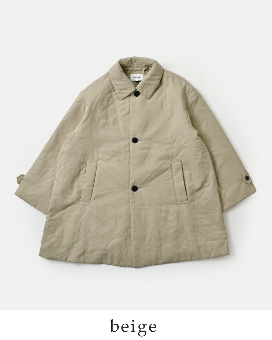 LE GLAZIK（ルグラジック） 中綿 Aライン ショート ステンカラーコート