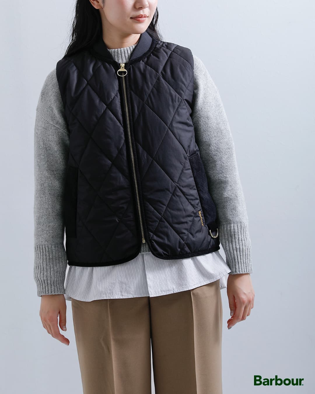 Barbour（バブアー） グレンディン キルティング ジレ ベスト GLENDYN