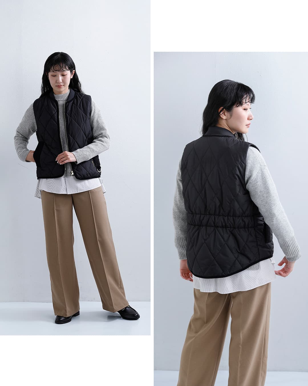 Barbour（バブアー） グレンディン キルティング ジレ ベスト GLENDYN