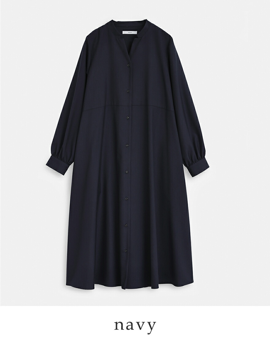 Kelen（ケレン） デザイン カラー バックプリーツ ワンピース LAETY