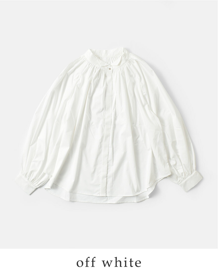 Kelen 【50%OFF】ケレン kelen ギャザー ミニカラー ブラウス