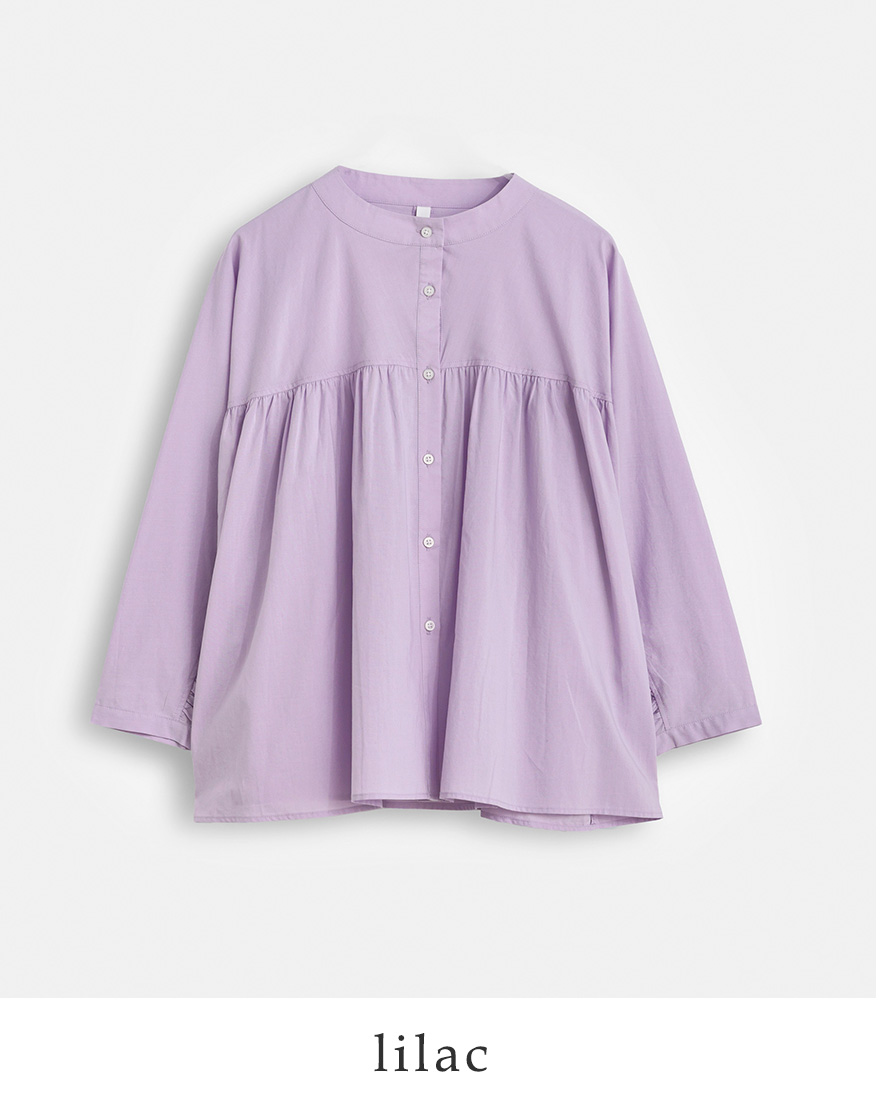 Kelen 【50%OFF】ケレン kelen ノーカラー ギャザー デザイン