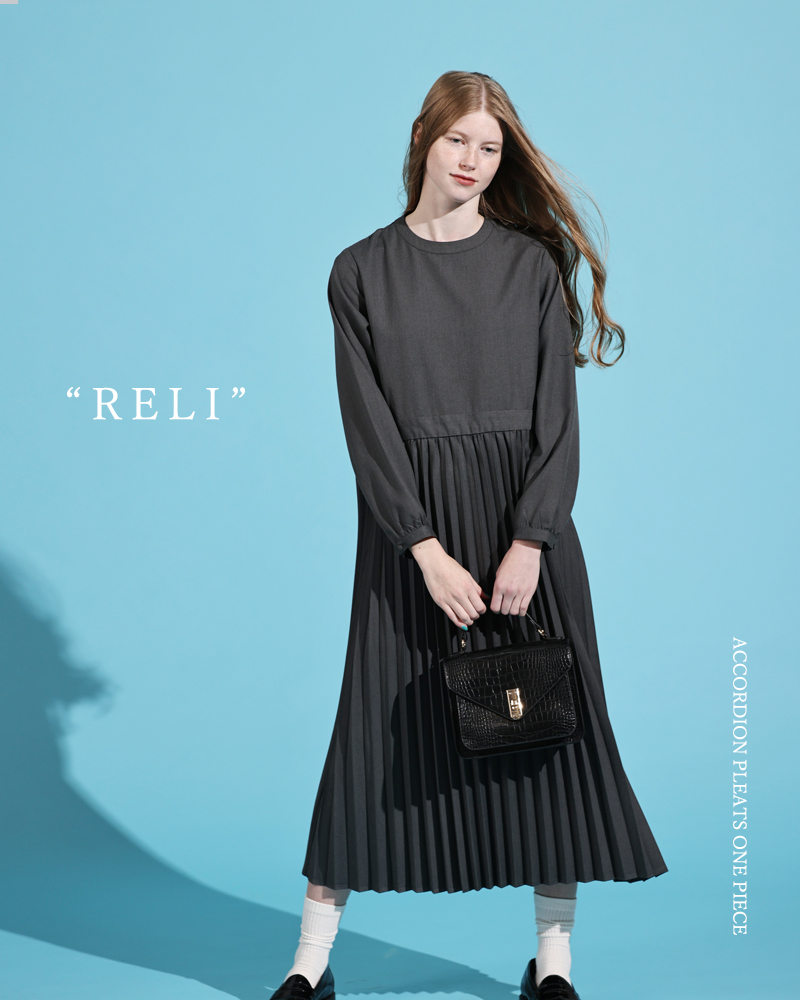 Kelen（ケレン） アコーディオンプリーツ ワンピース RELI